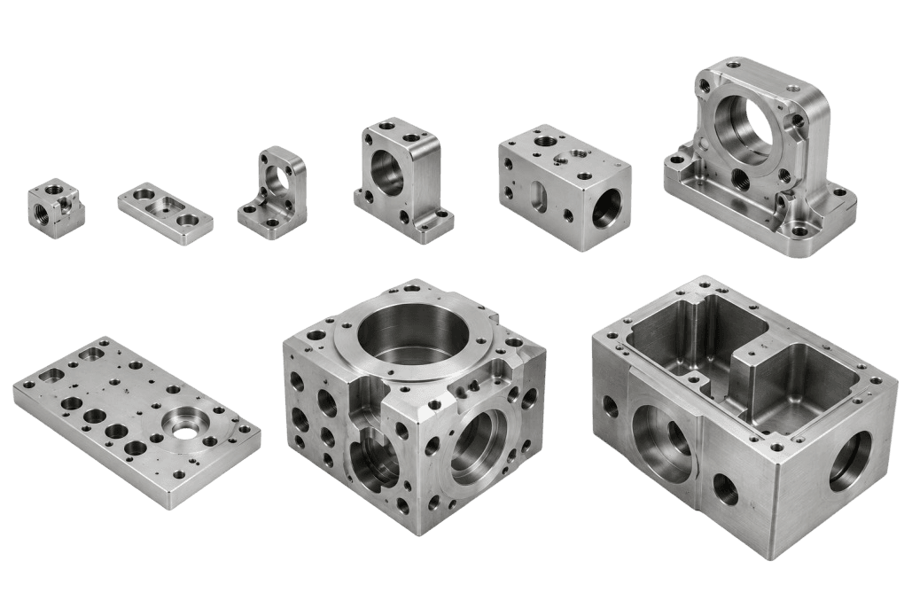 CNC milled precision components